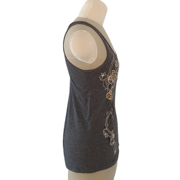 Urban Outfitters Pins and Needles Embroidered Tank Top - Picture 2 of 4